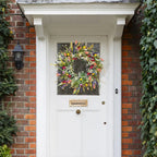 Floral Door Wreath – Decorative Flower Wreath for Front Door
