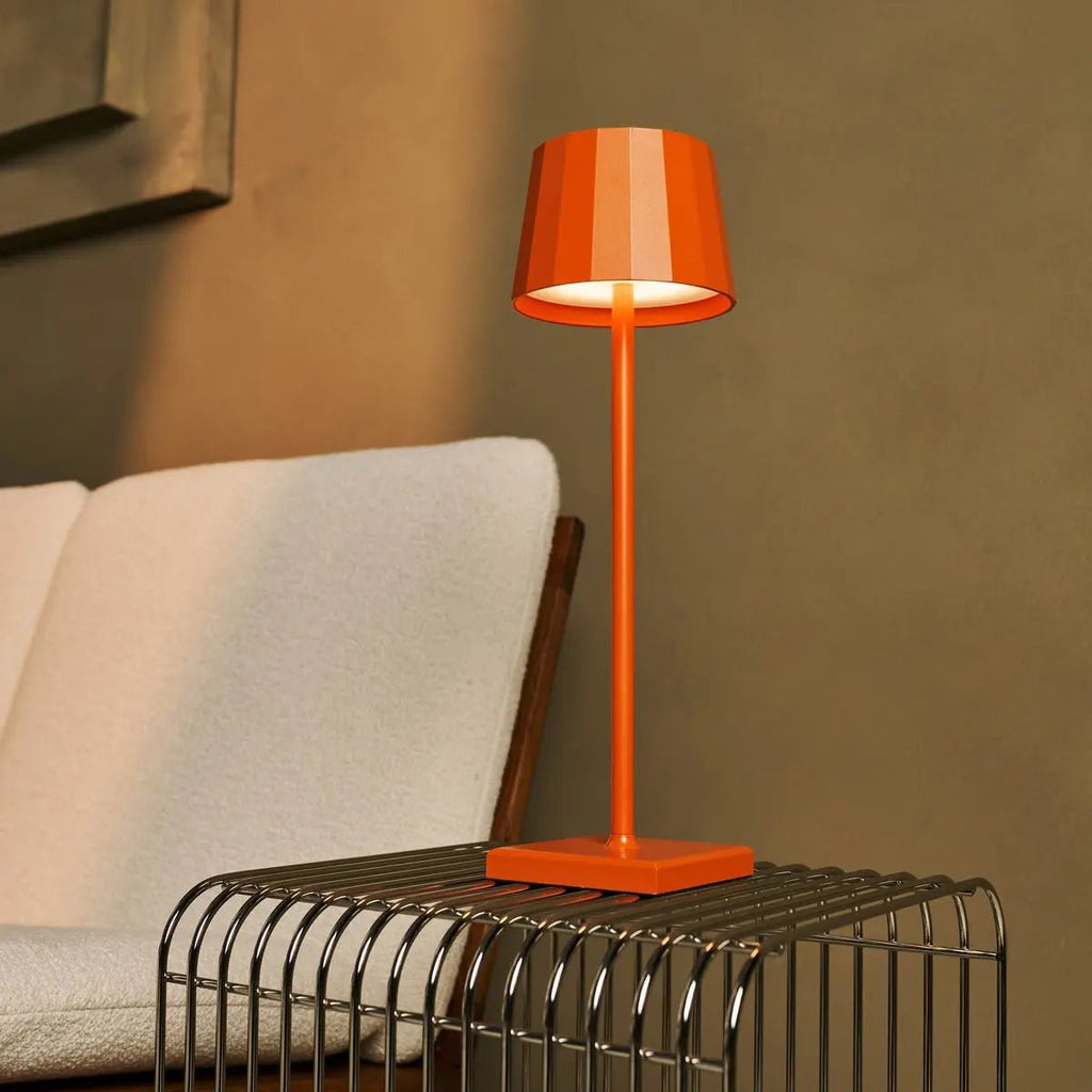 Wouter Orange Blossom Rechargeable Table Lamp | Dimmable, Cordless & Up to 120 Hours of Battery Life