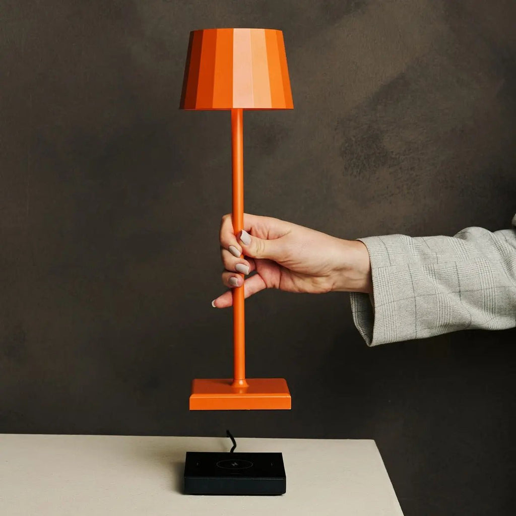 Wouter Orange Blossom Rechargeable Table Lamp | Dimmable, Cordless & Up to 120 Hours of Battery Life
