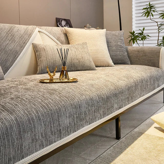 Sofa Cover - Non-Slip Chenille Couch Protector for Pets