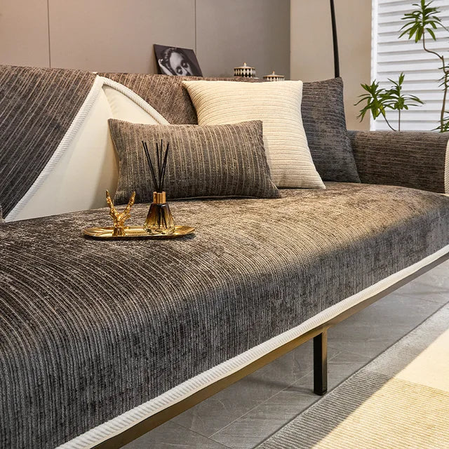 Sofa Cover - Non-Slip Chenille Couch Protector for Pets