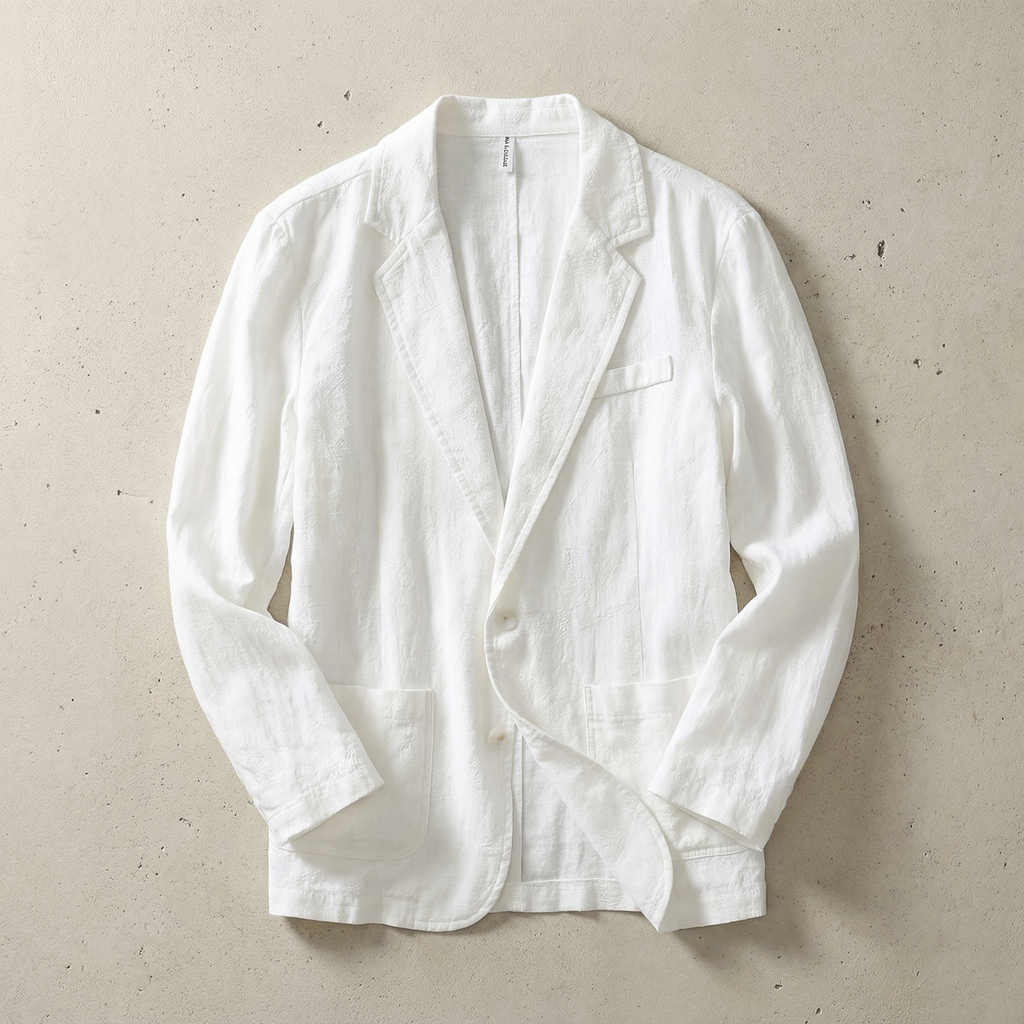 Alaster | Men's Linen Blend Tailored Smart Casual Jacket