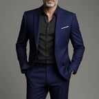 Men's Suits Slim Fit Two Piece Set - Tailored Jacket & Trousers