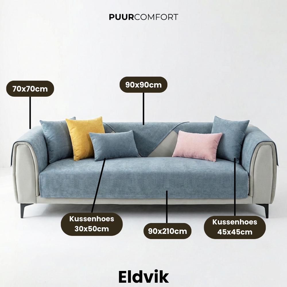 Non-Slip Chenille Sofa Cover - Soft Couch Protector