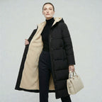 Alessia – Women's Winter Reversible Jacket - Puffer Jacket - Black - Taylor & Bennett