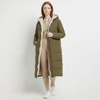 Alessia – Women's Winter Reversible Jacket - Puffer Jacket - Green - Taylor & Bennett