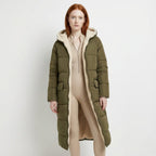 Alessia – Women's Winter Reversible Jacket - Puffer Jacket - Green - Taylor & Bennett