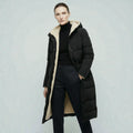 Alessia – Women's Winter Reversible Jacket - Puffer Jacket - Black - Taylor & Bennett