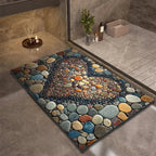 Diatomite Bath Mat – Fast-Drying Non-Slip Floor Mat for Bathroom