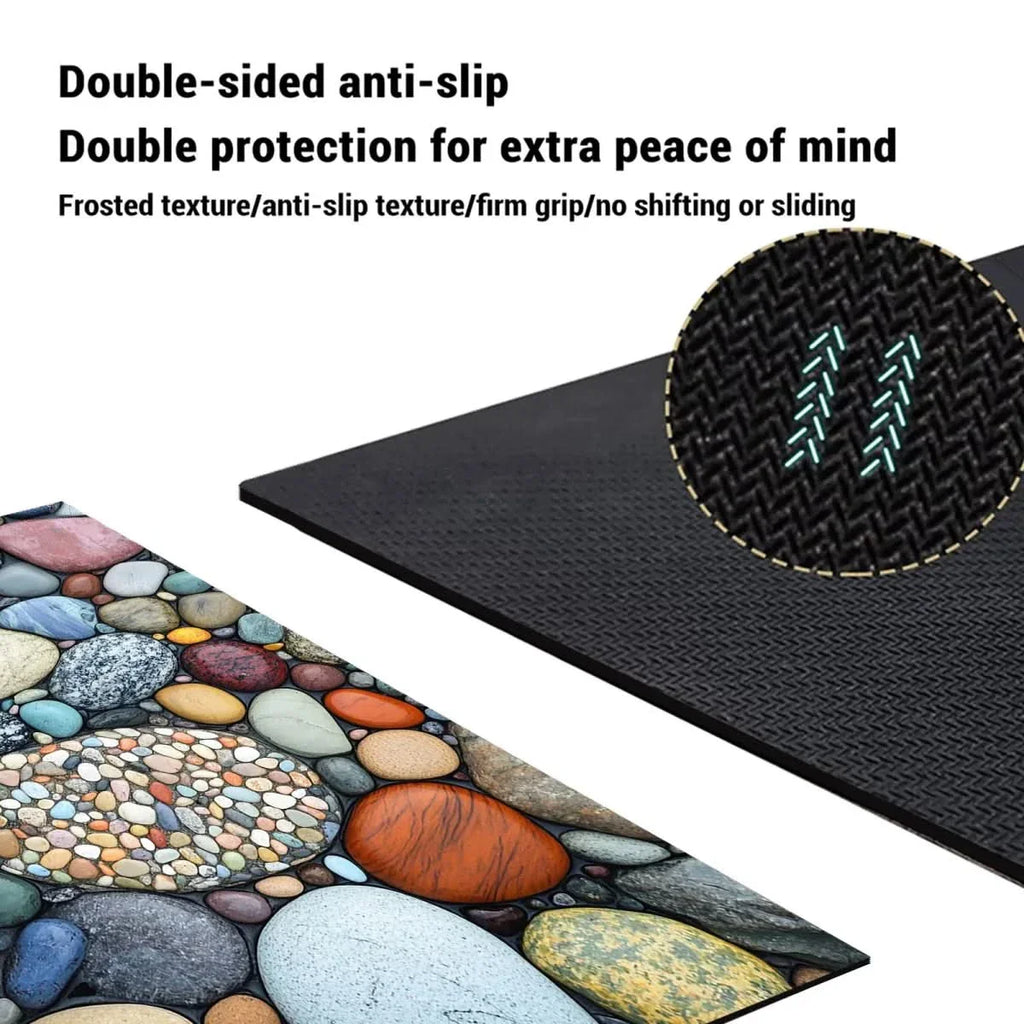 Diatomite Bath Mat – Fast-Drying Non-Slip Floor Mat for Bathroom