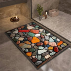Diatomite Bath Mat – Fast-Drying Non-Slip Floor Mat for Bathroom