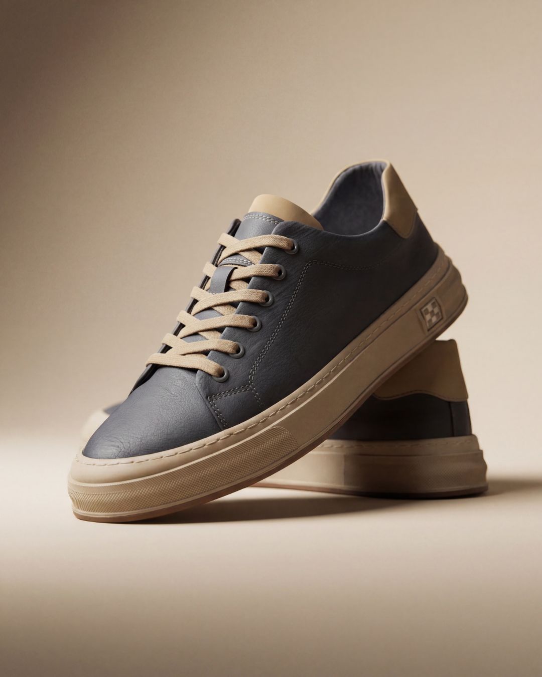 Men's Canvas Sneakers Low-Top Minimalist Design