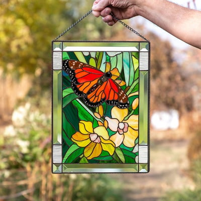 Acrylic Stained Glass Wall Decoration with Colorful Sunlight Effect