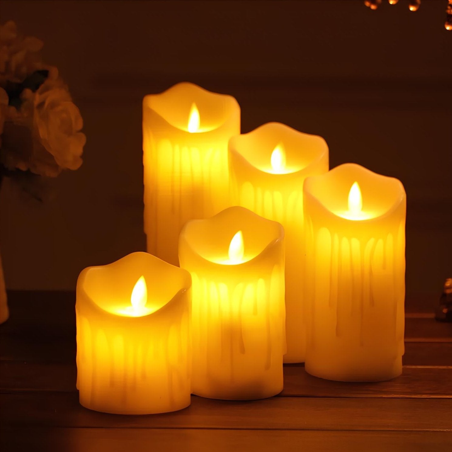 Autumn – Flameless Candle with Ambient Lighting