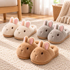 Ladies Slippers Plush Cushioned Sole Non-Slip