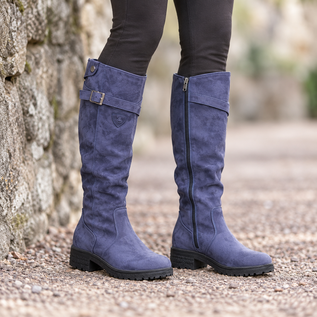 Women's Comfortable Leather Boots with Arch Support