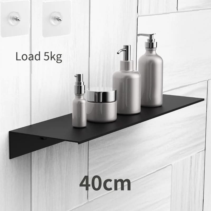Floating Wall Shelf No Drill - Adhesive Bathroom Shelf