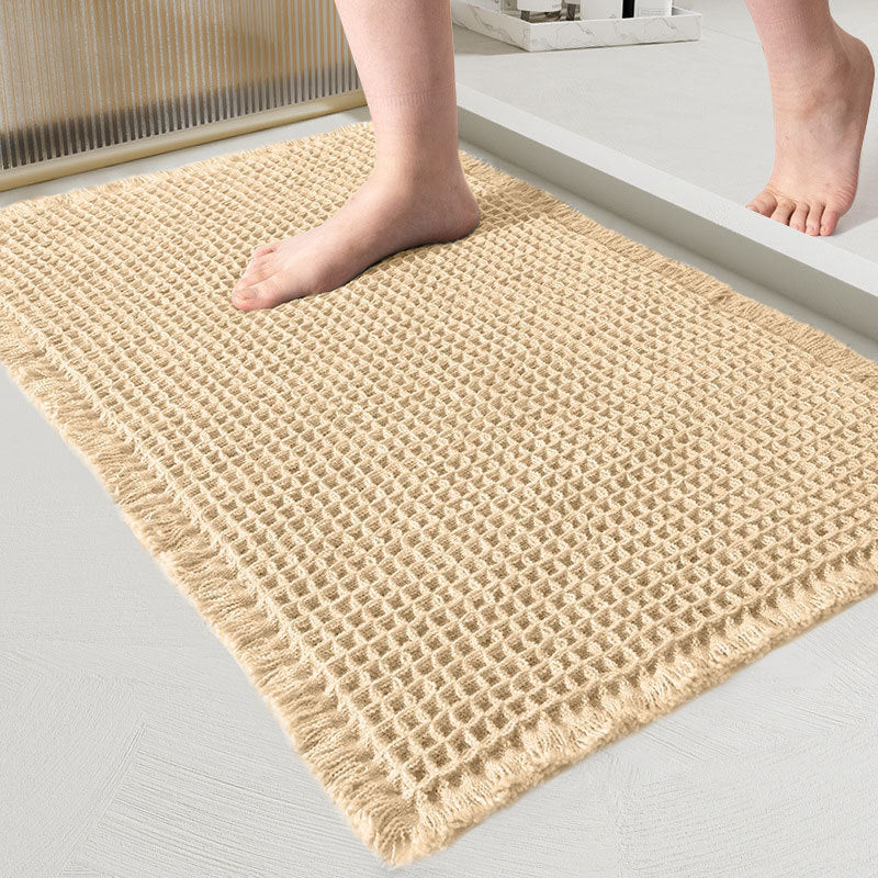 Non-Slip Bath Mat - Quick-Dry Waffle Weave