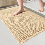 Non-Slip Bath Mat - Quick-Dry Waffle Weave