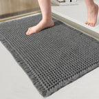 Non-Slip Bath Mat - Quick-Dry Waffle Weave