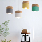 Wooden Design Pendant Light for Kids’ Room & Reading Corner