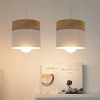 Wooden Design Pendant Light for Kids’ Room & Reading Corner