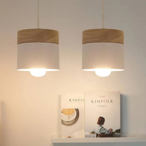Wooden Design Pendant Light for Kids’ Room & Reading Corner