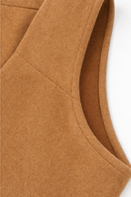Women's Longline Sleeveless Vest – Open-Front Waistcoat