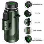 Compact 600x Ultra - Zoom Monocular - Monocular - Wild Eye Vision