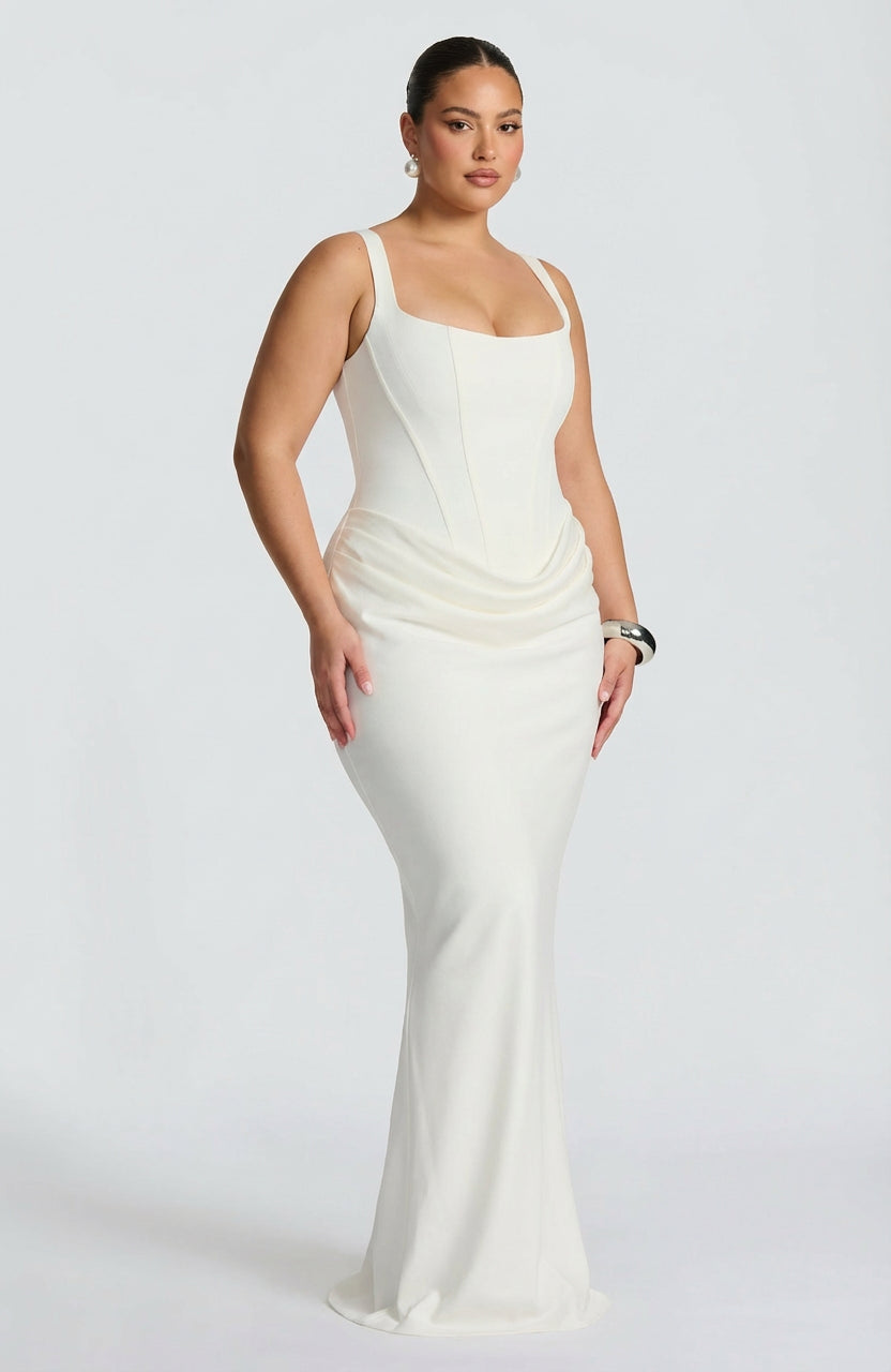 Women's Square Neck Maxi Dress