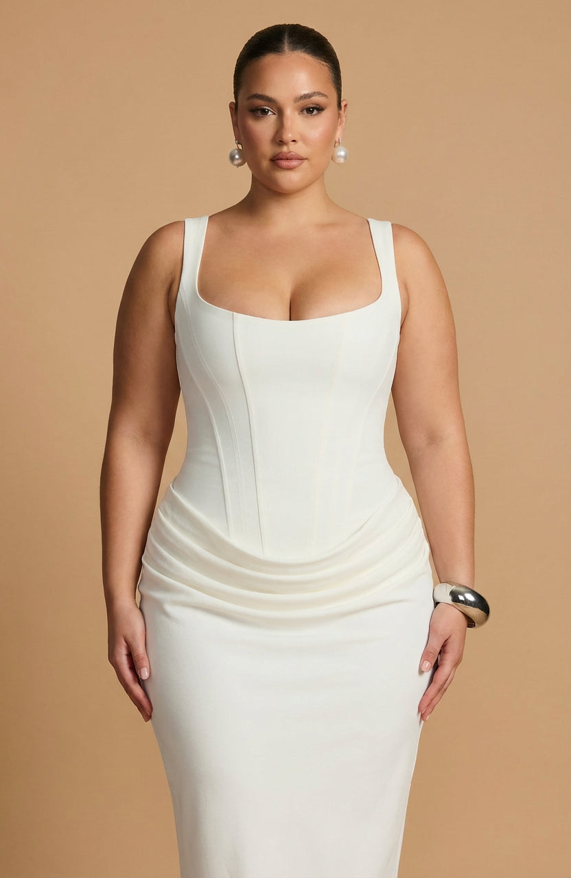 Women's Square Neck Maxi Dress