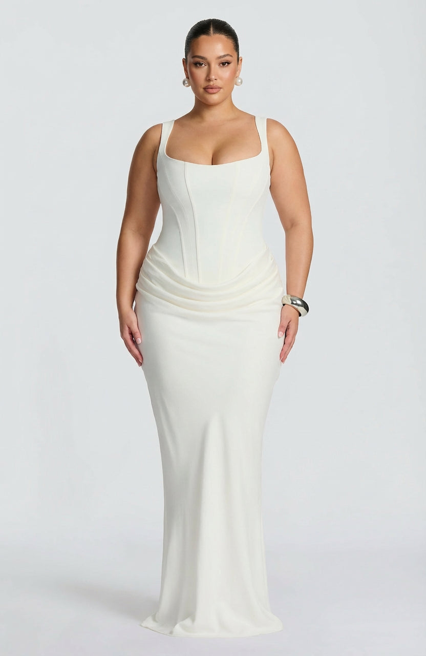 Women's Square Neck Maxi Dress