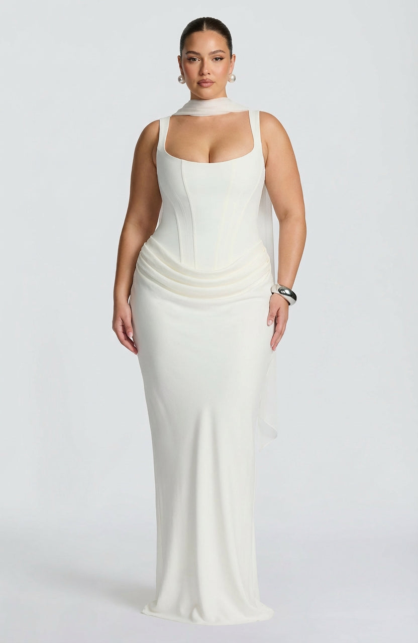 Women's Square Neck Maxi Dress