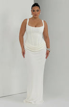 Women's Square Neck Maxi Dress