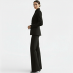 Women's Tailored Blazer Suit Set - Jacket and Trousers