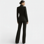 Women's Tailored Blazer Suit Set - Jacket and Trousers