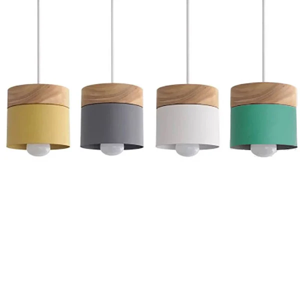 Wooden Design Pendant Light for Kids’ Room & Reading Corner