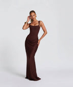 Claudia Corset Satin Maxi Dress_5