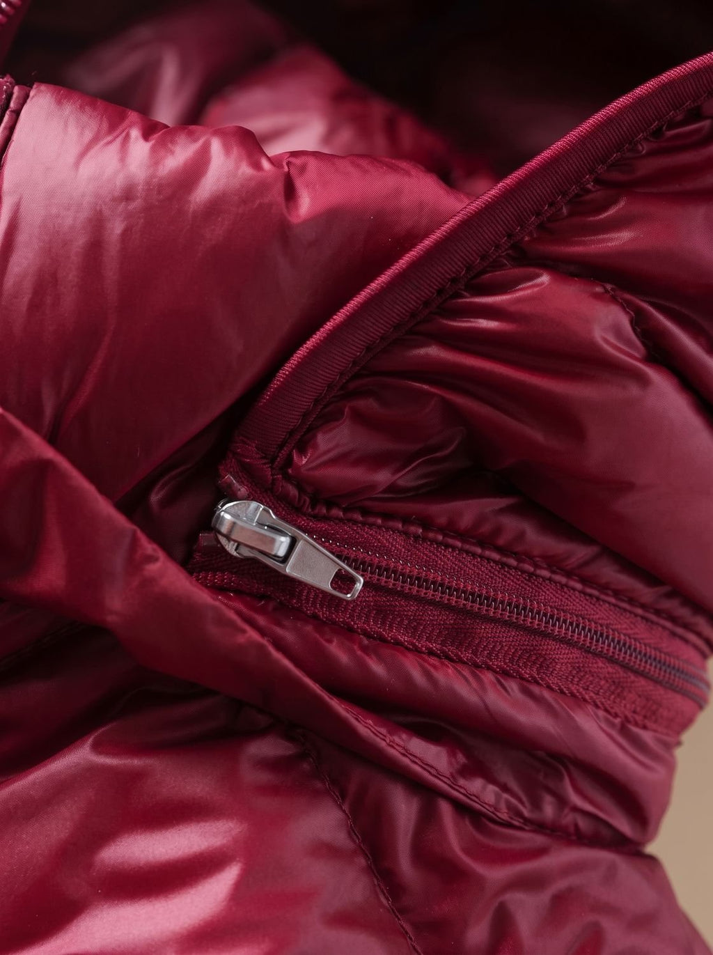 Women's Winter Jacket - Long Lightweight Puffer Coat with Hood