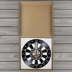 VinylDart | Vintage Vinyl Dart Wall Clock | Silent Movement & Retro Design for Clubs, Bars & Game Rooms