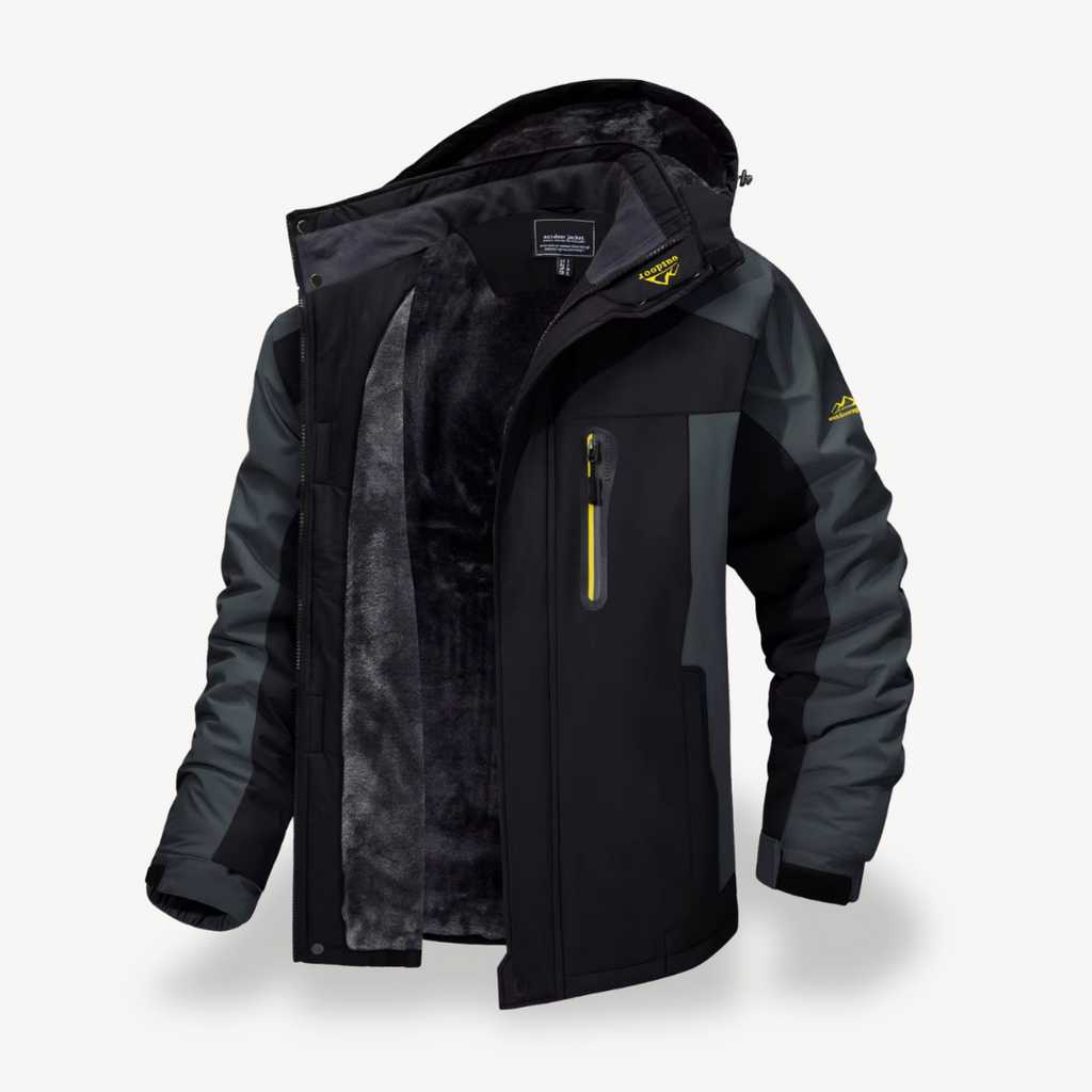 Todd | Men's Hooded Fleece Lined Winter Jacket - Image 6