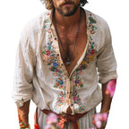 Dorvelli | Men's Shirt – Bohemian Grandad Collar