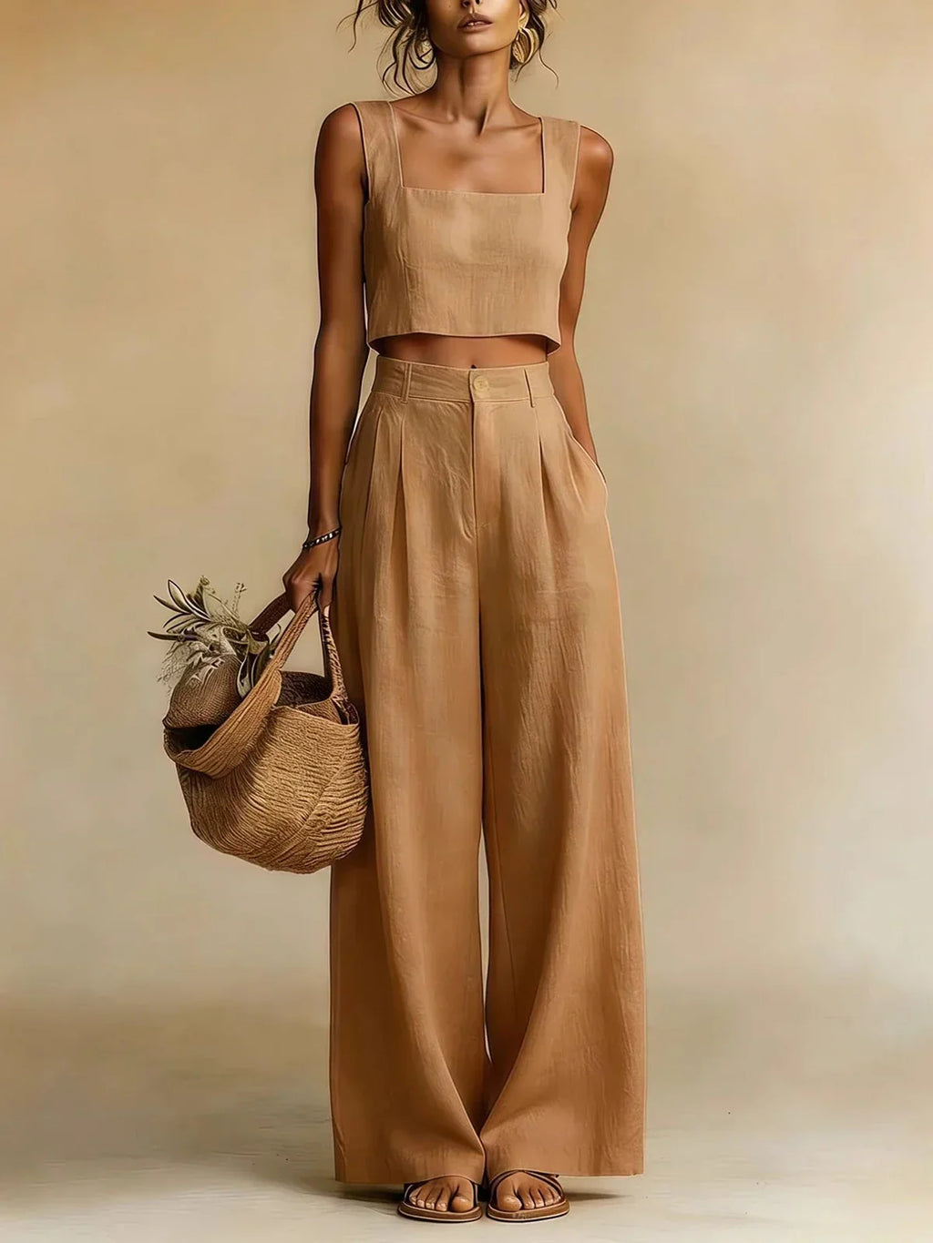 Dorvelli | Women's Two-Piece Set – Peachy Palazzo