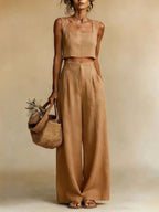 Dorvelli | Women's Two-Piece Set – Peachy Palazzo