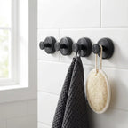 Stainless Steel Suction Hooks - No-Drill Wall Hooks, Set of 4