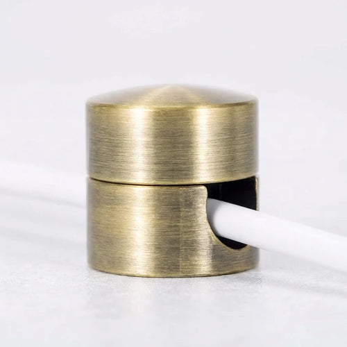 Cable Anchor Clips - Adhesive Aluminum Cord Organizers, Set of 3