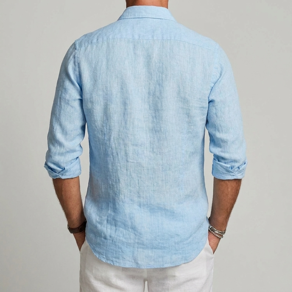 Men's Linen Shirt – Lightweight Summer Button-Up