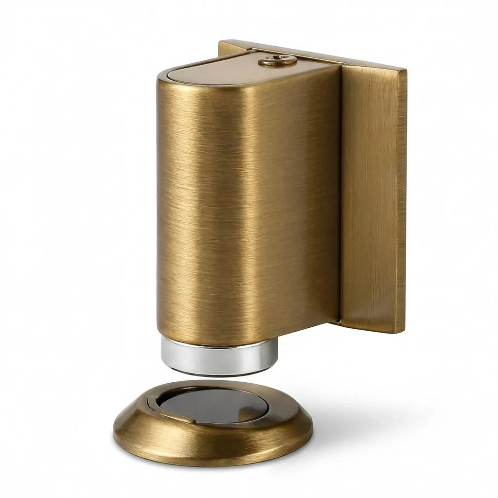 Magnetic Door Stopper - Zinc Alloy Floor Mount Door Holder