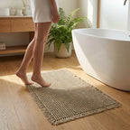 Non-Slip Bath Mat - Quick-Dry Waffle Weave