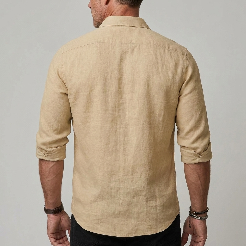 Men's Linen Shirt – Lightweight Summer Button-Up